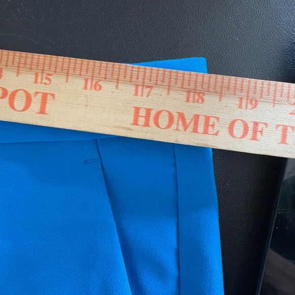 Banana Republic Avery Pants Women's Size 12 Cerulean Blue Straight Leg Career - Picture 11 of 16